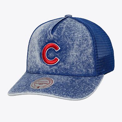 Unisex Mitchell & Ness Royal Chicago Cubs Gameday Adjustable Trucker Hat