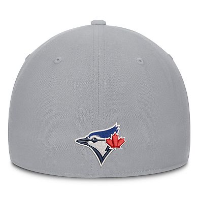 Men's Nike Gray Toronto Blue Jays Primetime Rise Dri-FIT Flex Hat