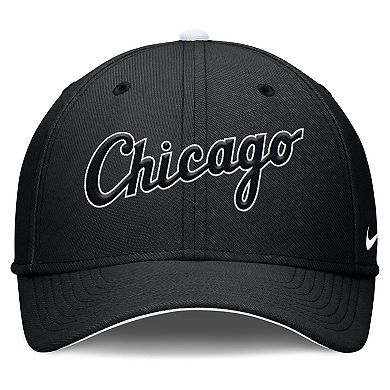 Men's Nike Black Chicago White Sox Primetime Rise Dri-FIT Flex Hat