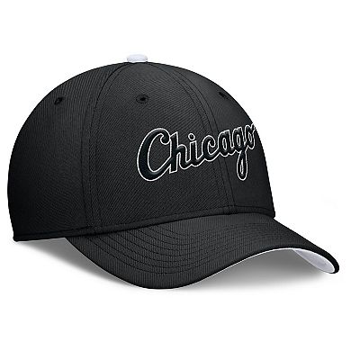 Men's Nike Black Chicago White Sox Primetime Rise Dri-FIT Flex Hat