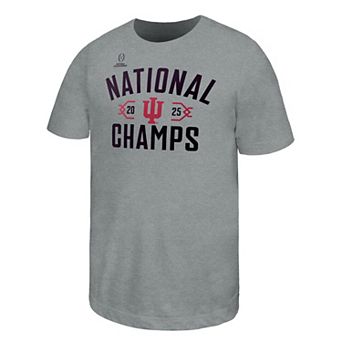 Youth Gray Indiana Hoosiers College Football Playoff 2025 National Champions Celebration T-Shirt