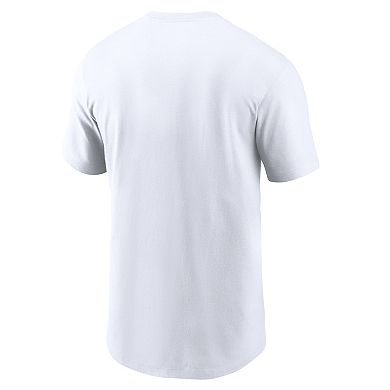 Men's Nike White Montreal Expos Cooperstown Collection Logo T-Shirt