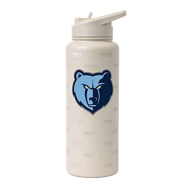 Logo Brands Memphis Grizzlies 34oz. Sand Ghost Quencher Bottle