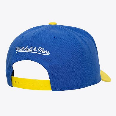 Men's Mitchell & Ness White Golden State Warriors Legendary Home Pro Pinch Snapback Hat