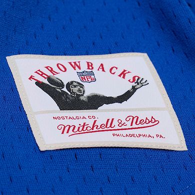 Men's Mitchell & Ness Royal Buffalo Bills Head Coach Mesh Full-Button Fashion Jersey