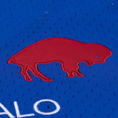 Men's Mitchell & Ness Royal Buffalo Bills Head Coach Mesh Full-Button Fashion Jersey