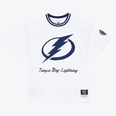 Men's Mitchell & Ness White Tampa Bay Lightning Arctic T-Shirt