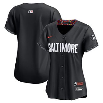 Women's Nike Black Baltimore Orioles City Connect Limited Jersey
