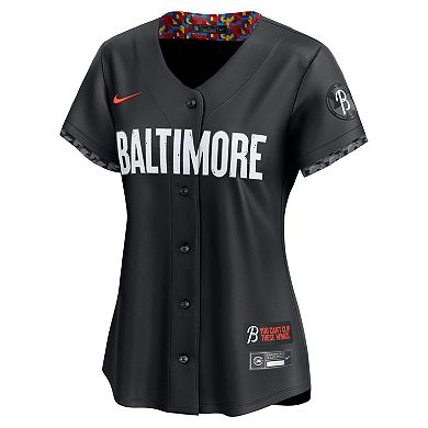 Women's Nike Black Baltimore Orioles City Connect Limited Jersey