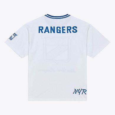 Men's Mitchell & Ness White New York Rangers Arctic T-Shirt