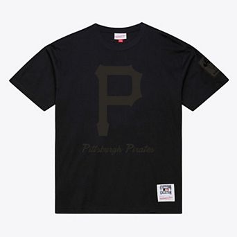 Men Mitchell & Ness Black Pittsburgh Pirates Cooperstown Collection Phantom T-Shirt