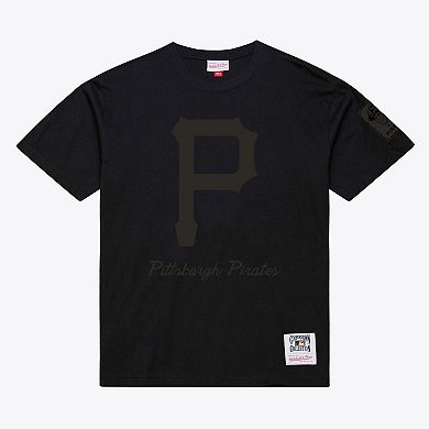 Men Mitchell & Ness Black Pittsburgh Pirates Cooperstown Collection Phantom T-Shirt