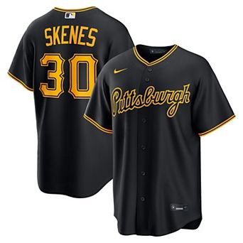Men's Nike Paul Skenes Black Pittsburgh Pirates Alternate 2 Replica Jersey