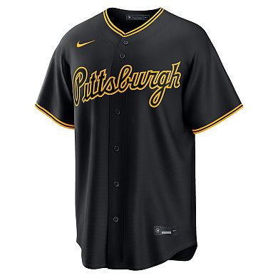 Men's Nike Paul Skenes Black Pittsburgh Pirates Alternate 2 Replica Jersey