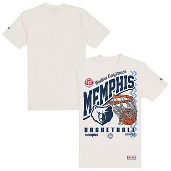 Men's New Era Cream Memphis Grizzlies Oversized City Edition Remix Vintage T-Shirt