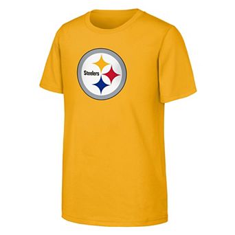 Youth Outerstuff Gold Pittsburgh Steelers Primary Logo T-Shirt