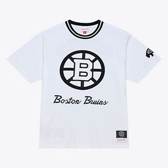 Men's Mitchell & Ness White Boston Bruins Arctic T-Shirt