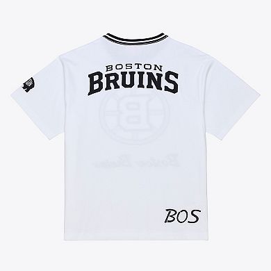 Men's Mitchell & Ness White Boston Bruins Arctic T-Shirt