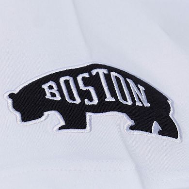 Men's Mitchell & Ness White Boston Bruins Arctic T-Shirt
