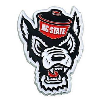 Logo Brands NC State Wolfpack Embossed Color Auto Emblem