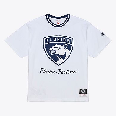 Men's Mitchell & Ness White Florida Panthers Arctic T-Shirt