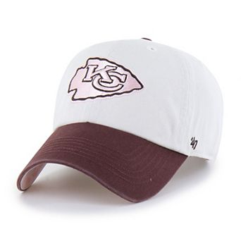 Unisex '47 Stone/Burgundy Kansas City Chiefs Love Letter Clean Up Adjustable Hat