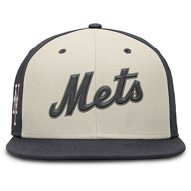 Men's Nike Cream New York Mets Dri-FIT True Fitted Hat