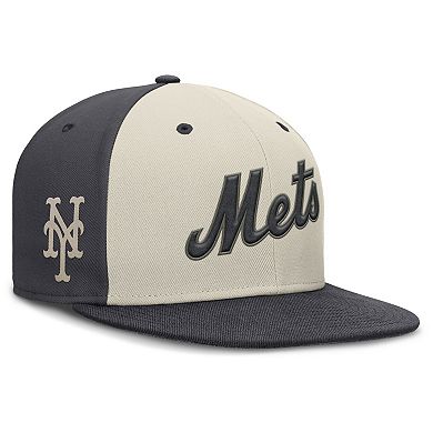 Men's Nike Cream New York Mets Dri-FIT True Fitted Hat