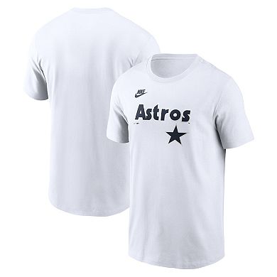 Men's Nike White Houston Astros Cooperstown Collection Logo T-Shirt