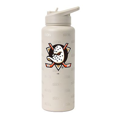 Logo Brands Anaheim Ducks 34oz. Sand Ghost Quencher Bottle