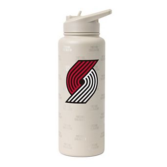 Logo Brands Portland Trail Blazers 34oz. Sand Ghost Quencher Bottle