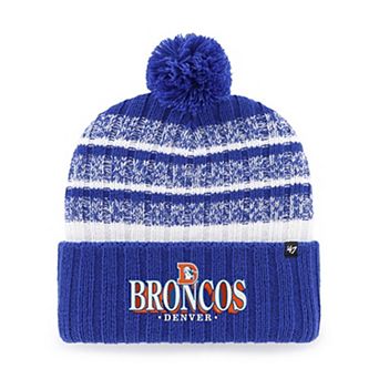 Men's '47 Royal Denver Broncos Tavern Cuffed Knit Hat with Pom
