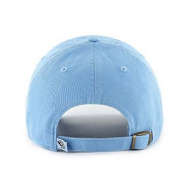 Men's '47 Light Blue Utah Mammoth Logo Clean Up Adjustable Hat
