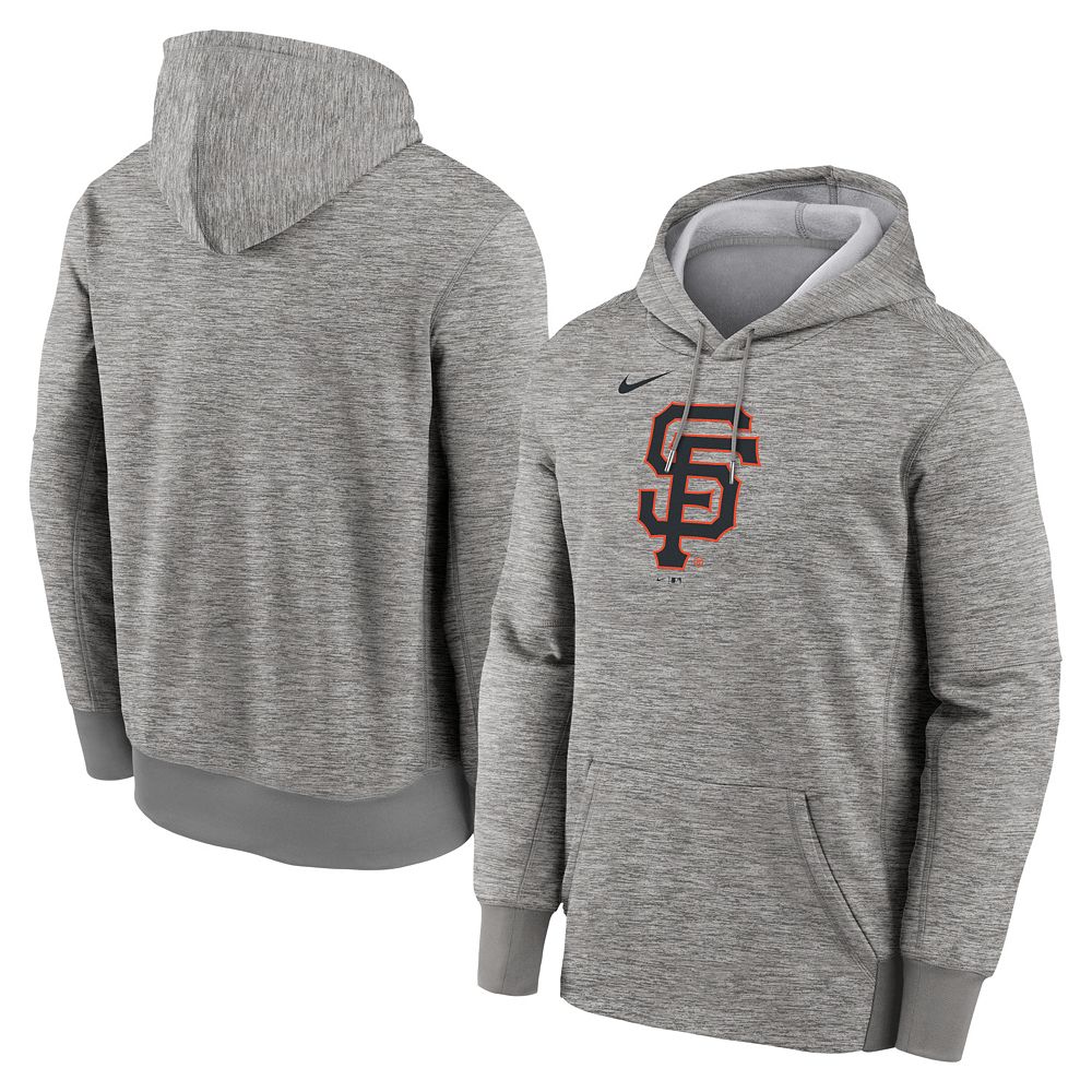 Men's Nike Heather Gray San Francisco Giants Primary Logo Therma