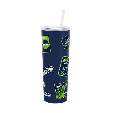 Logo Brands Seattle Seahawks 30oz Dreamweave Straw Tumbler