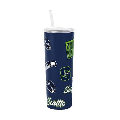 Logo Brands Seattle Seahawks 30oz Dreamweave Straw Tumbler