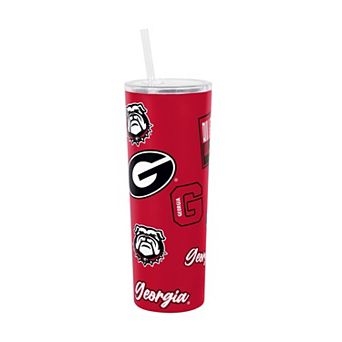 Logo Brands Georgia Bulldogs 30oz Dreamweave Straw Tumbler