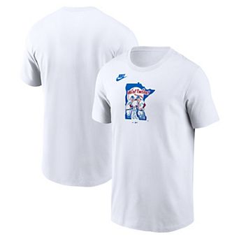 Men's Nike White Minnesota Twins Cooperstown Collection Wordmark T-Shirt