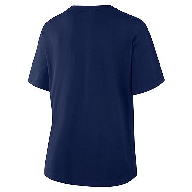 Women's Fanatics Navy New England Patriots Essential Legacy T-Shirt