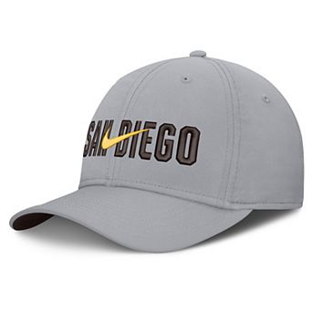 Men's Nike Gray San Diego Padres Primetime Dri-FIT Rise Bozz Flex Hat