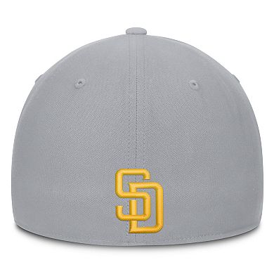 Men's Nike Gray San Diego Padres Primetime Dri-FIT Rise Bozz Flex Hat