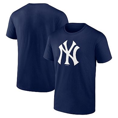 Men's Logo Athletic Navy New York Yankees Official Logo T-Shirt