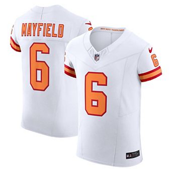 Men's Nike Baker Mayfield White Tampa Bay Buccaneers The '76 Jersey Vapor F.U.S.E. Elite Jersey