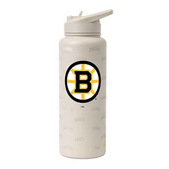 Logo Brands Boston Bruins 34oz. Sand Ghost Quencher Bottle