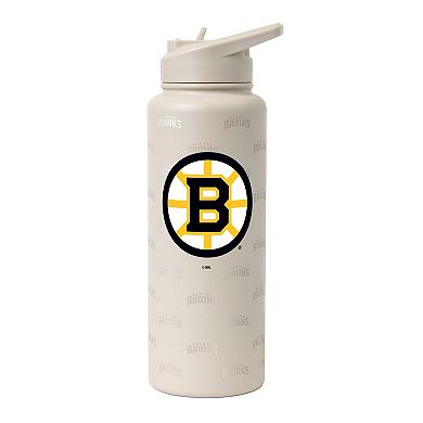 Logo Brands Boston Bruins 34oz. Sand Ghost Quencher Bottle