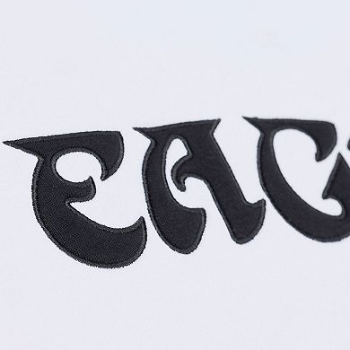 Men's Mitchell & Ness White Philadelphia Eagles Arctic Fleece Sweatshirt