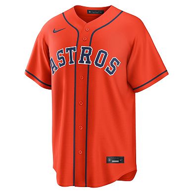 Men's Nike Jose Altuve Orange Houston Astros Alternate Replica Jersey