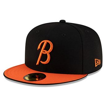 Men's New Era Black/Orange Baltimore Orioles Authentic Collection 59FIFTY Fitted Hat