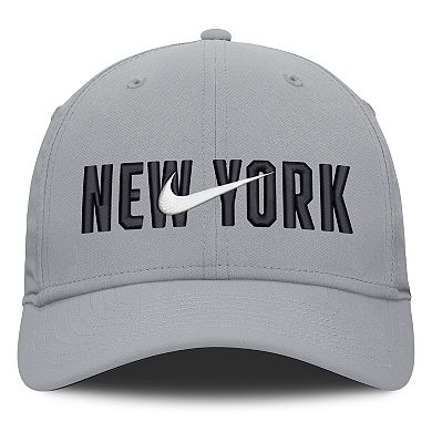 Men's Nike Gray New York Yankees Primetime Dri-FIT Rise Bozz Flex Hat