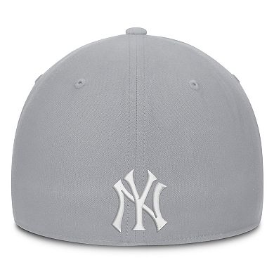 Men's Nike Gray New York Yankees Primetime Dri-FIT Rise Bozz Flex Hat